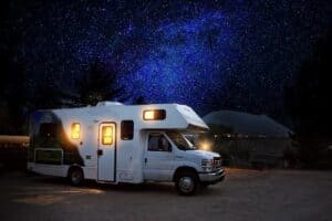 rv, camper, night, nature, camping, adventure, outdoor, campsite, travel, caravan, vacation, trailer, motorhome, camp, evening, journey, campground, summer, caravaning, holiday, traveler